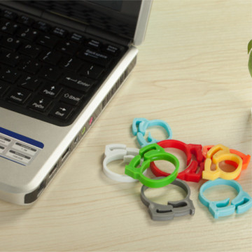 2017 Trending Products Electronice Accessories Plastic Circle Cable Organizer