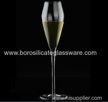 C&amp;c Champagne Glass Hand Made Borosilicate Glass 260ml 