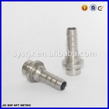 China supplier threaded hose barb fitting ss fitting