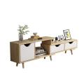 White Modern TV Stand Simple Design