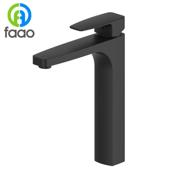 FUAO Convenient maintenance black faucet