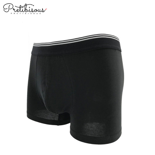 Wholesale black cotton lingerie young men underwear