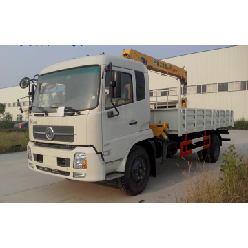 Construction use Dongfeng 3Ton small truck mounted crane