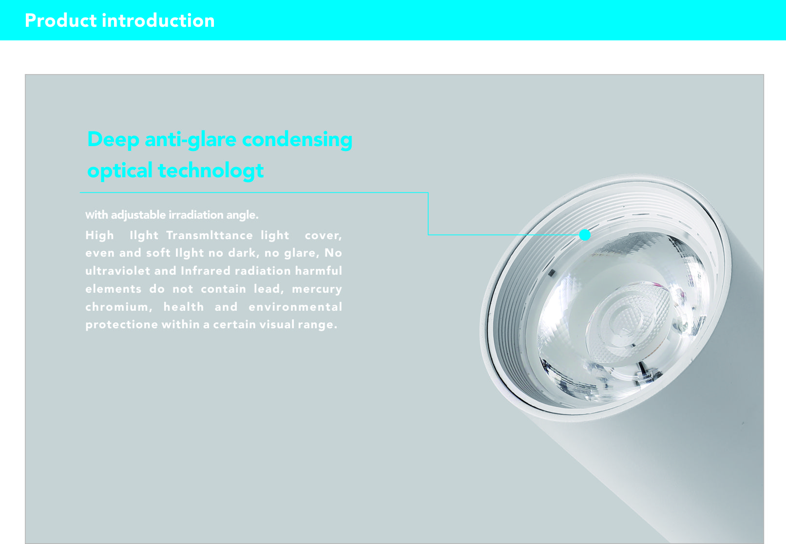 25W COB surface die-cast aluminum led round modular hotel downlight spotlight