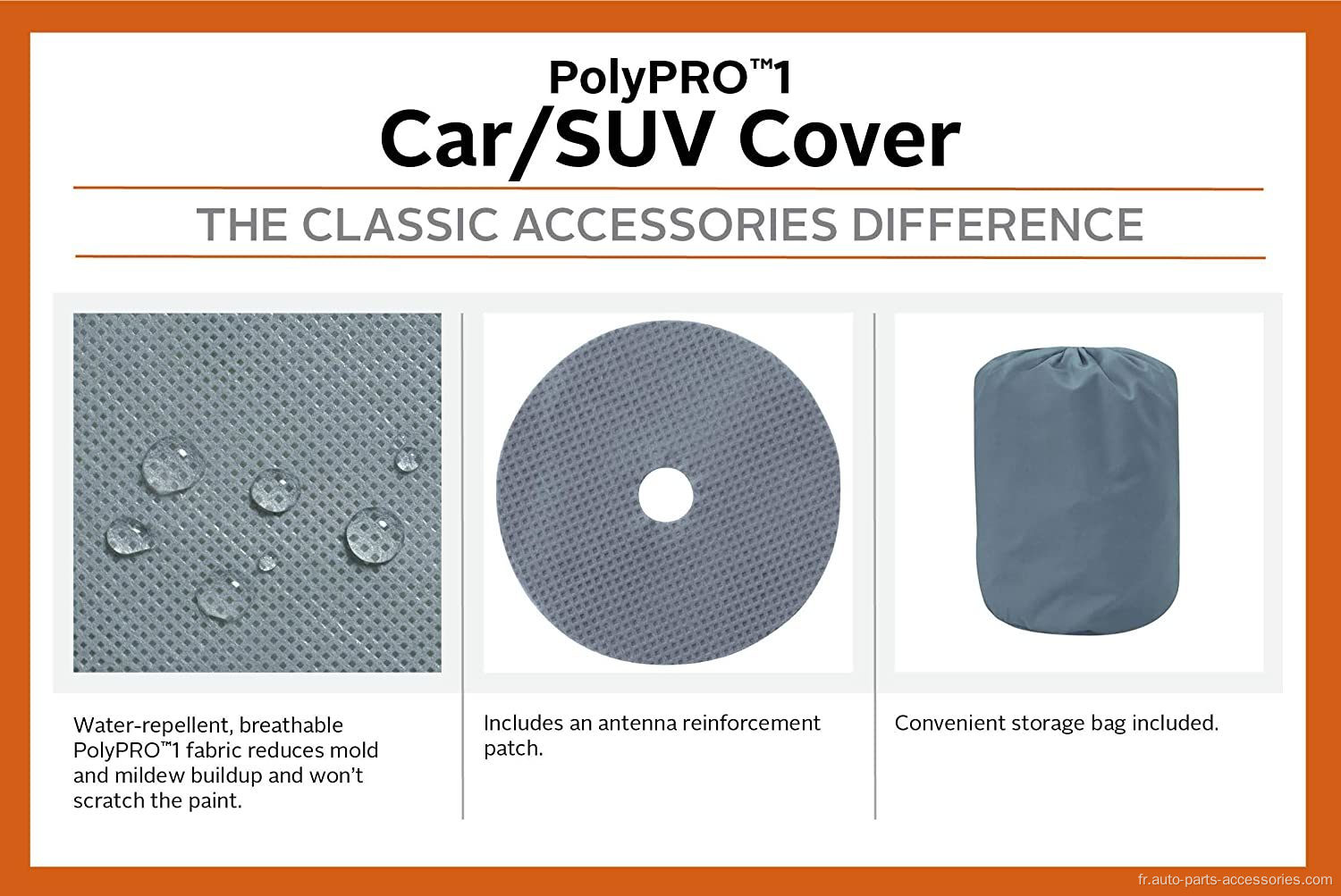 Couverture de voiture de protection UV respirante du bouclier solaire respirant