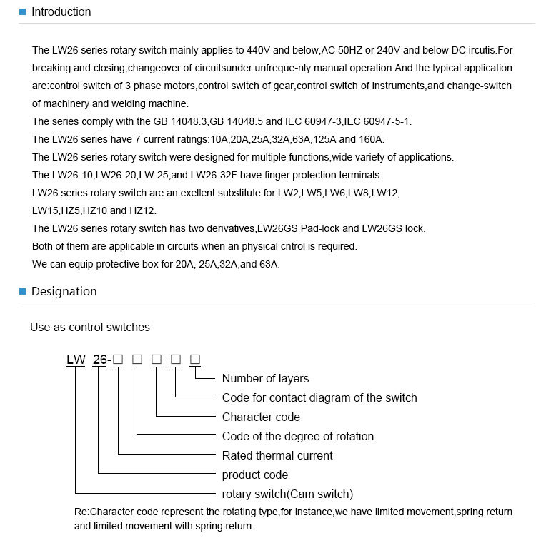 SAIP/SAIPWELL Low Price Manual Electrical 8 Position Rotary Switch