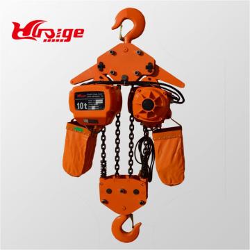 High quality motor chain hoist with motor trolley