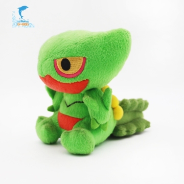 green frog plush toy