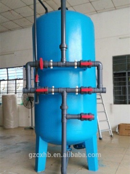 10TPH carbon steel Send filter tank applied to the industry and business