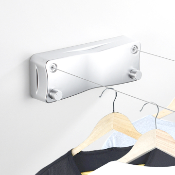 Aluminum Wall Hanging Retractable Clothesline