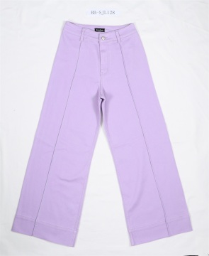 Purple Five Points Denim Shorts Casual