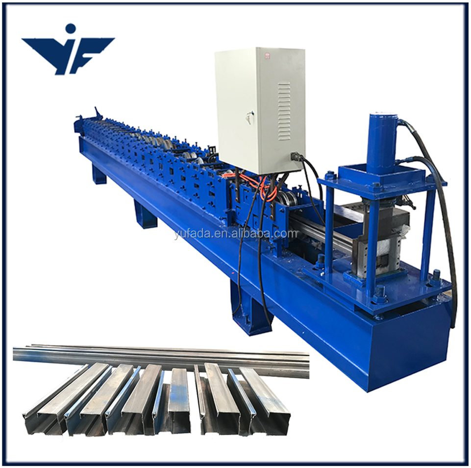 80mm 100mm Shutter door side guide rail roll forming machine