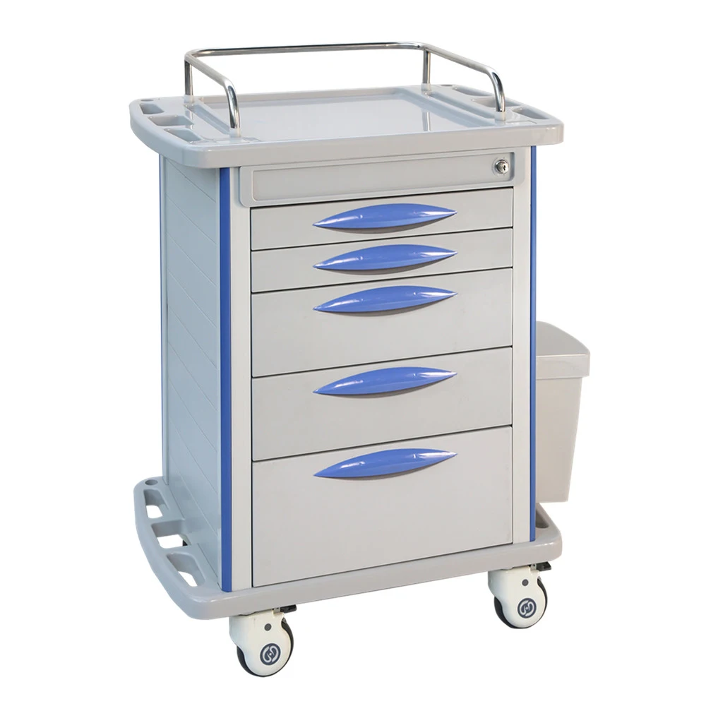 Medical Cart Hospital Emergency Nursing Equipment Trolley