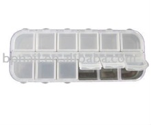 Plastic Nail Art Stone Case