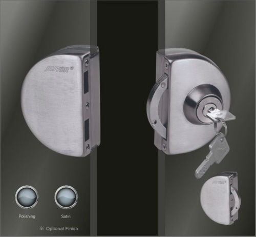 SS 304 Security glass door centre lock