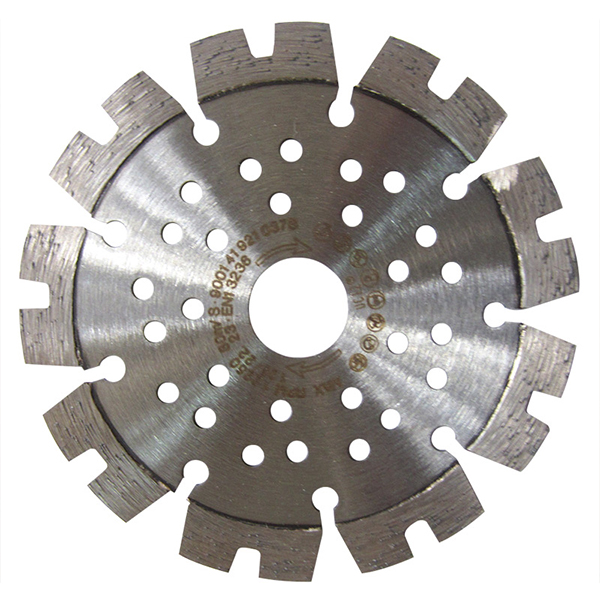 Hoja de construcción universal de diamante soldada con láser de 105-230 mm