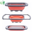 Silicone Basket Strainer Colander Sayuran Drainer untuk Makanan