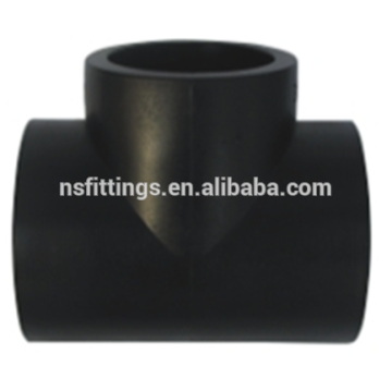 PE equal tee pipe fittings PE pipe fittings tee