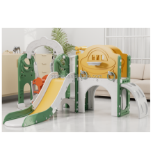 High Quality Playhouse and Slide Baby Daycare Furniture Toy