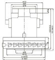 Moteur d&#39;aspirateur sec et humide à ventilateur unique