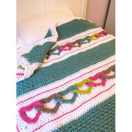 Hochwertige Baby Crochet handgemachte Decke