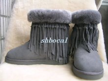 2014 design sheepskin fashion snow boot