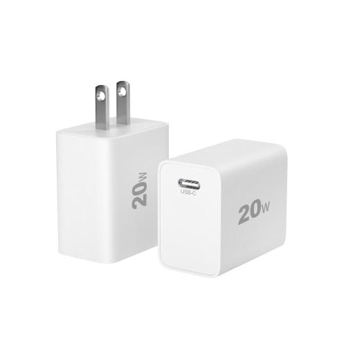 Nuevos productos Tipo-C Wall Charger Fast Charger 20W