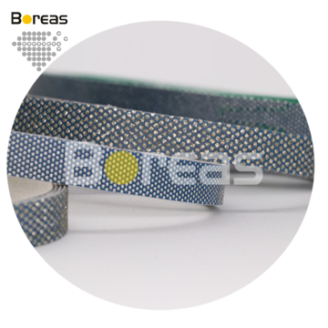 High Efficiency Diamond Abrasive Belts 480x64mm Electroplated Diamond Sanding Belt
