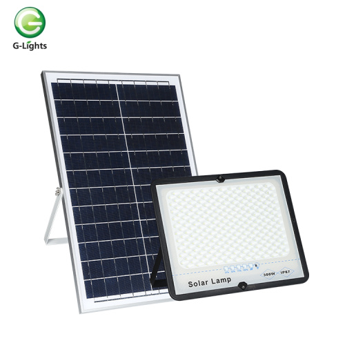 Luz de inundación solar led al aire libre con control remoto 50-300w