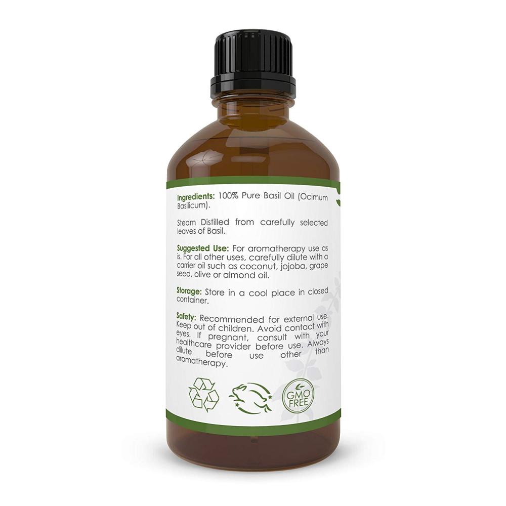 OEM/ODM 100% pure and natural basil essential oil