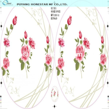 Melamine decal paper for melamine dinnerware set