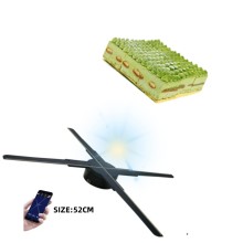 Factory Direct 52cm WiFi-Connected Holographic Advertising Machine: 3D Hologram Fan & Display Technology