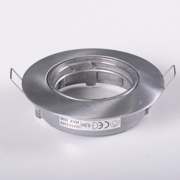12V 230V mr16 gu10 aluminum round spotlight recessed led downlight housing fixture