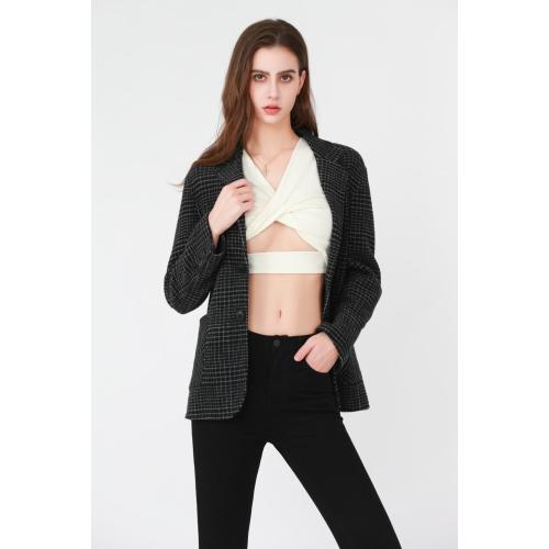 Female Wool Fabric Suit Coat