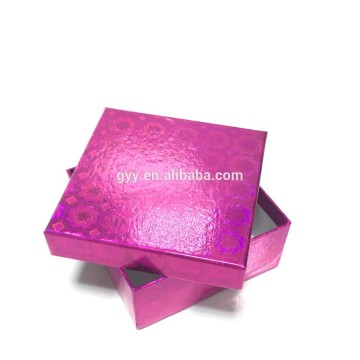 Pink Hologram Paper Gift Box