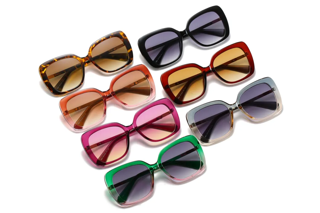 Hot Selling No MOQ Square Trendy Fashion Sunglasses