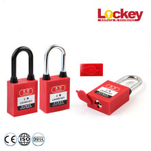 Keselamatan Lockout Baja Shackle Nylon Dustproof Gembok