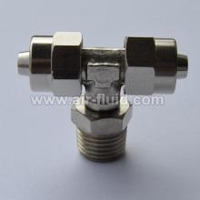 Branch Tee Male Adaptor  Rapid Push-over Tubing Fittings