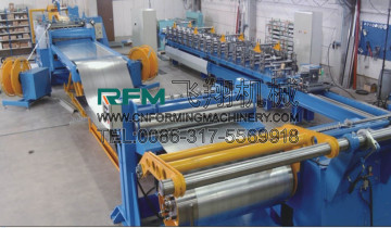 Steel strip slitting line