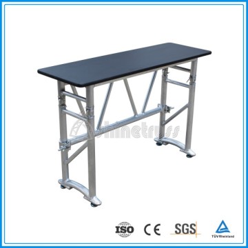 modern movable aluminum dj table for dj use