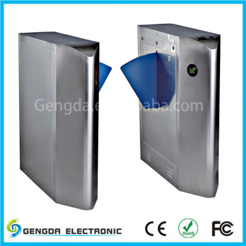 Automatic rfid access control flap turnstile system