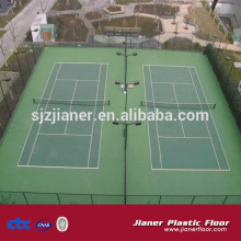 Produce tennis flooring