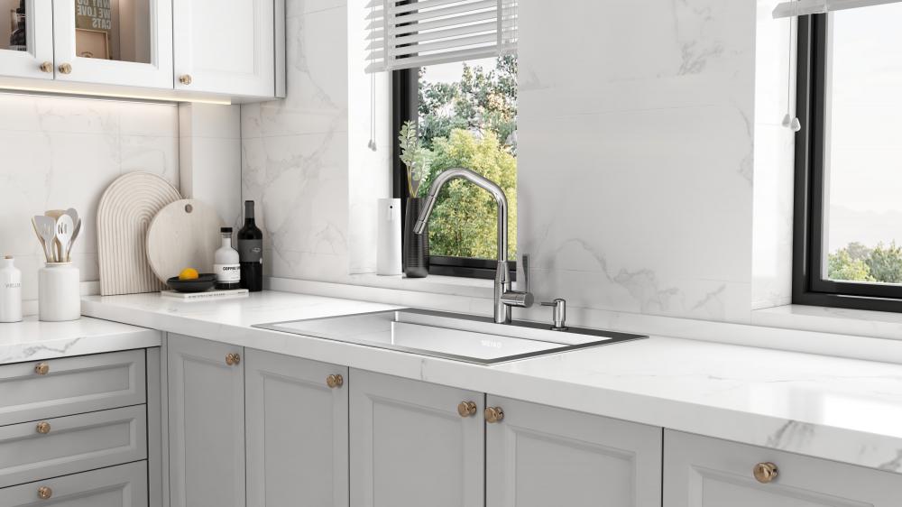 Meiao 304 Stainless Steel Countertop Drop-in Sinks