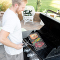 Roestvrijstalen barbecue grill mand