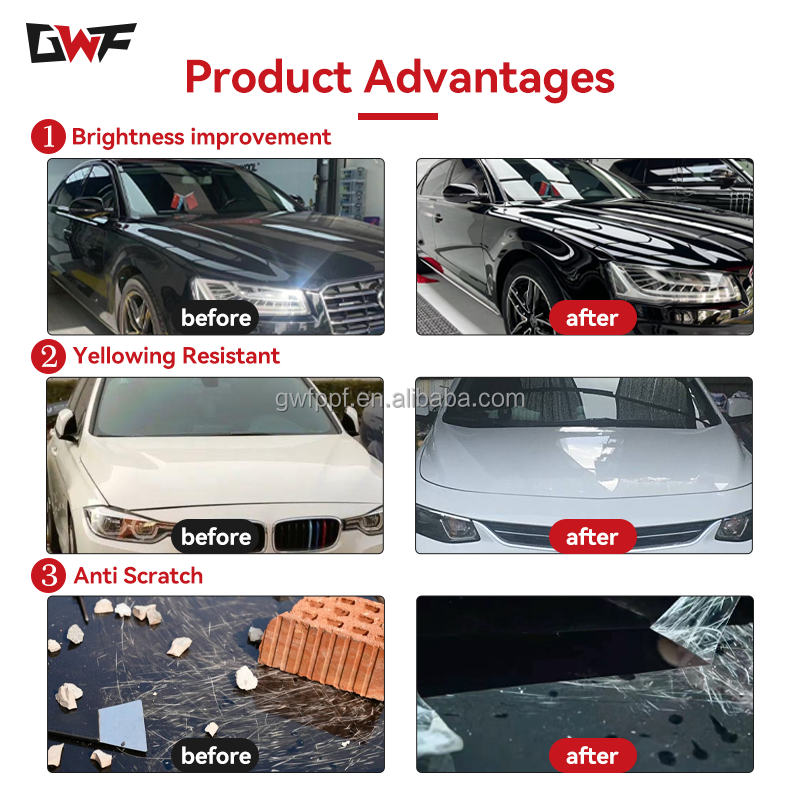 Película de protección de pintura PPF clara