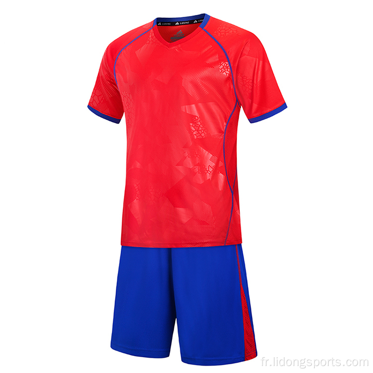 Personnalisez votre propre maillot de football uniforme de football