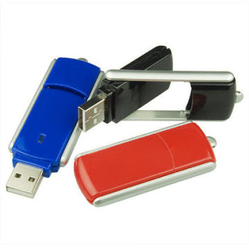 Swivel High Impact Plastic Usb Flash Drive For Vista , Linux