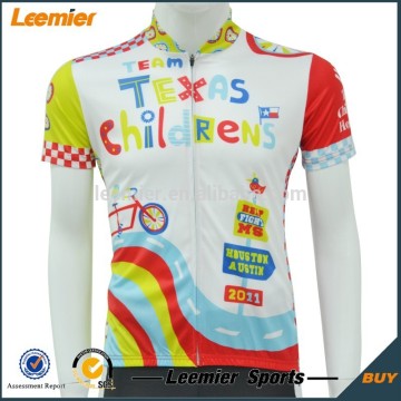 2015 sublimation custom children bicycle jersey
