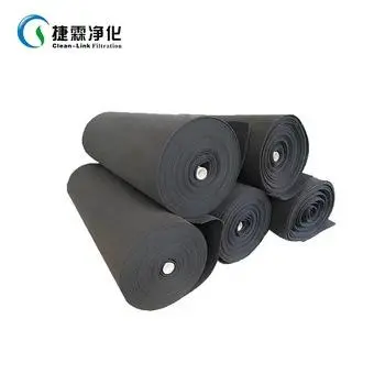 Waste Oil Sponge Activated Carbon Filter Mesh Activated Carbon Foam Filter