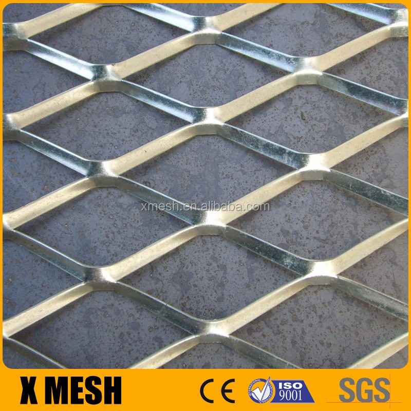 Copper expanded metal mesh with 72x96 inches size